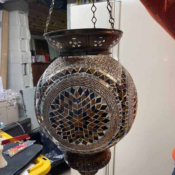 Authentic Turkish Hanging Lamp Cover - Picture 2 of 2